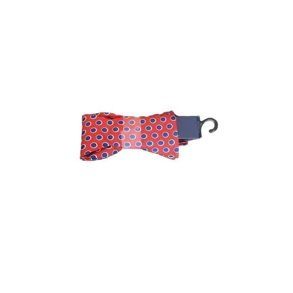 Saddlebred Other - Saddlebred Bow tie Red Blue Polka Dots New with Tags Silk